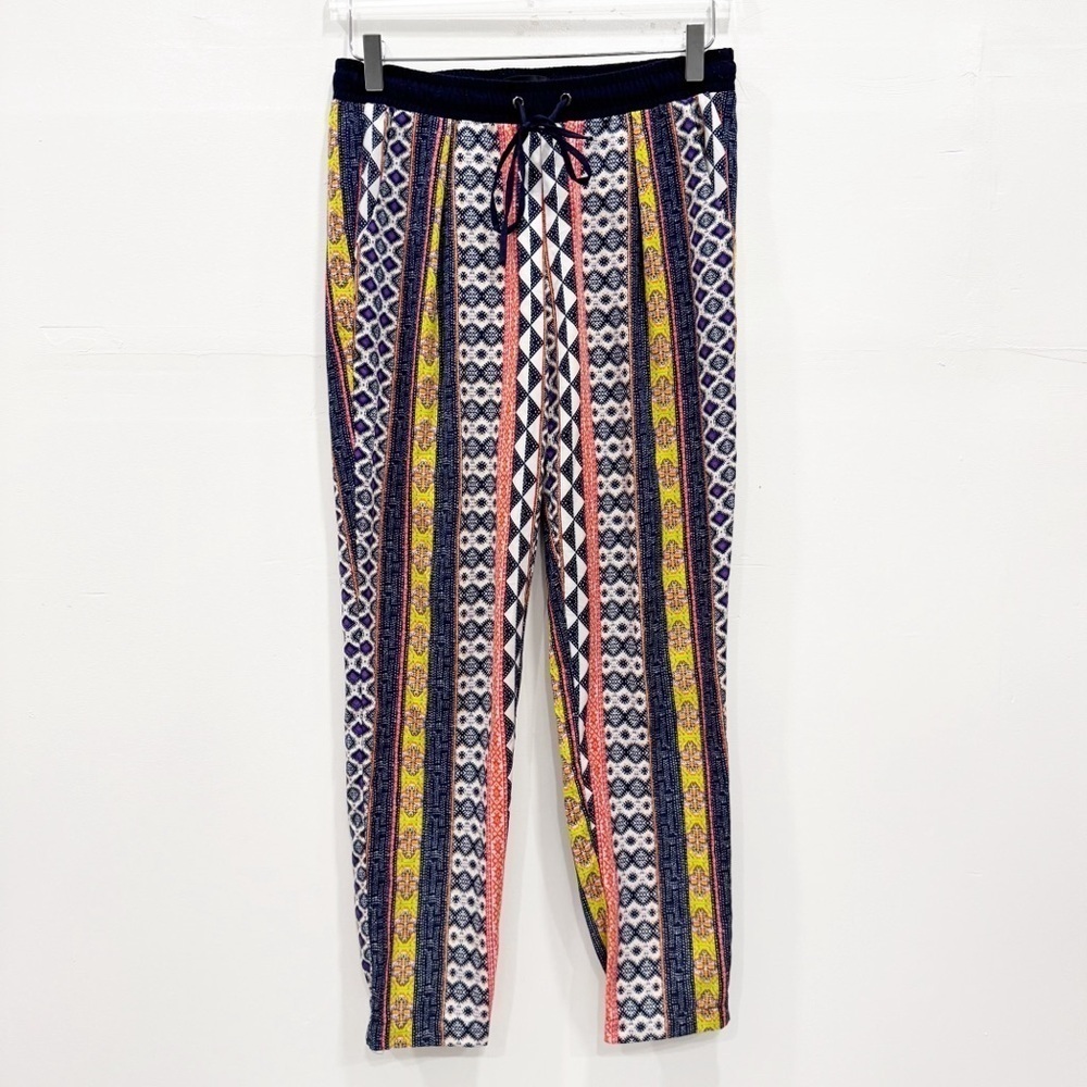 Anthropologie Sanctuary Colorful Printed Drawstring Lightweight Pants XS